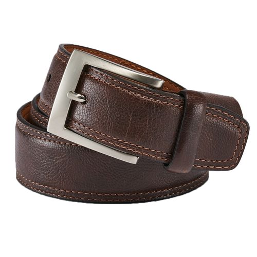 Gem-Dandy Men's Leather Double Stitch Belt