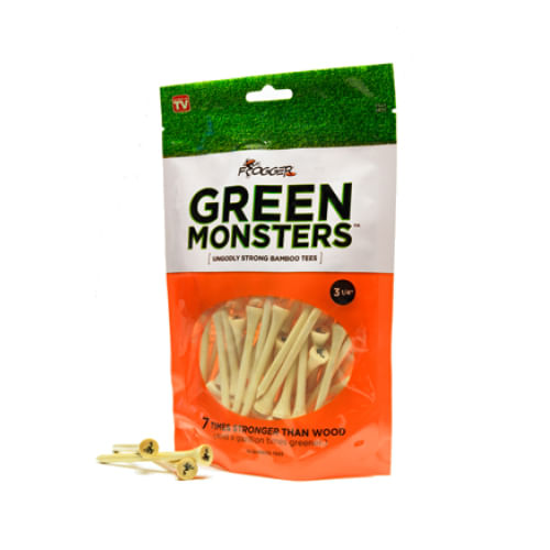 Frogger 3 1/4" Green Monster Bamboo Tees
