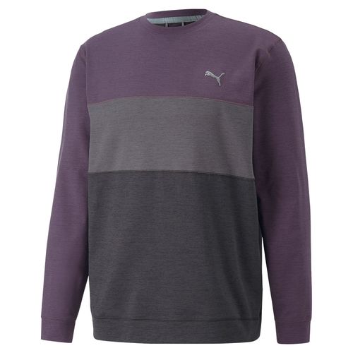 PUMA Men's CLOUDSPUN Colorblock Crewneck Pullover