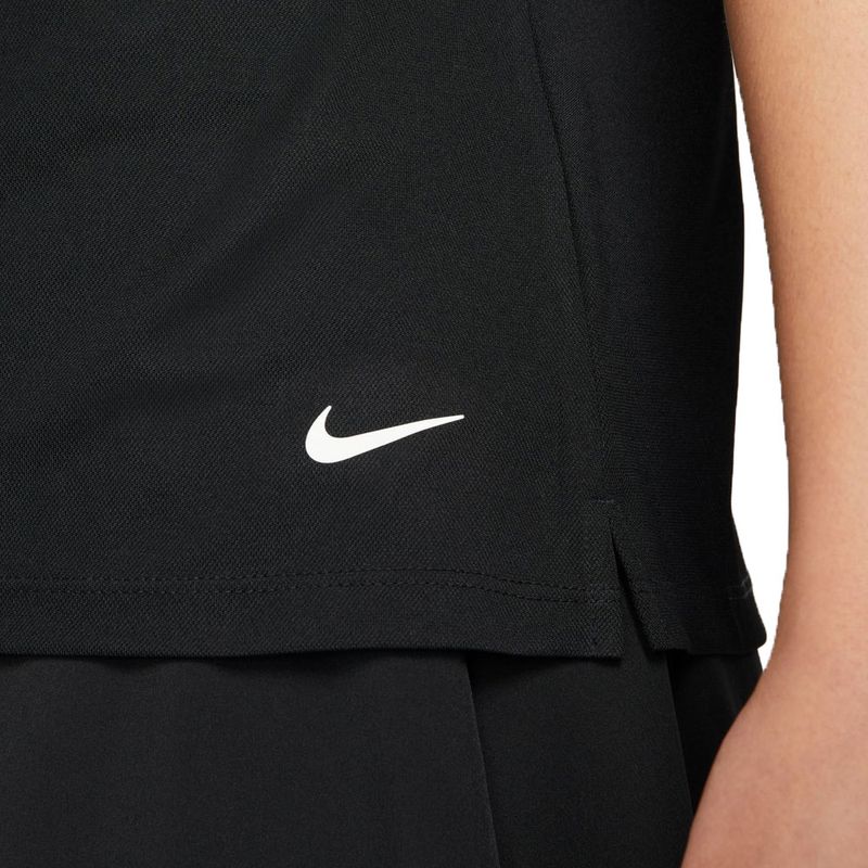 Nike women's dri-fit tech pique sleeveless golf outlet shirts