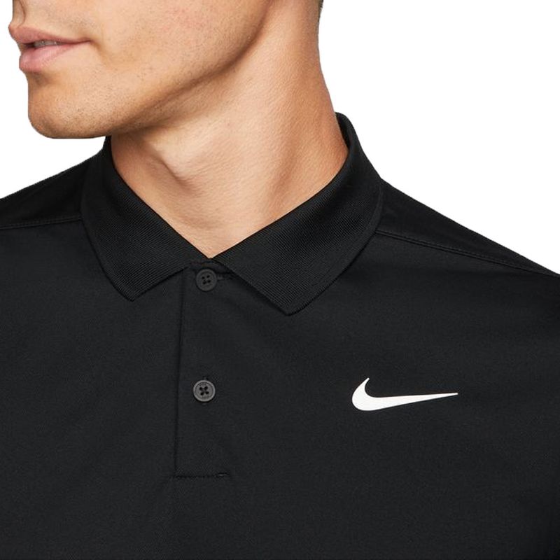 Nike black polo store shirt