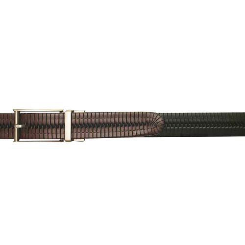 Greg Norman Men's 35MM Reversible Braided Leather Belt
