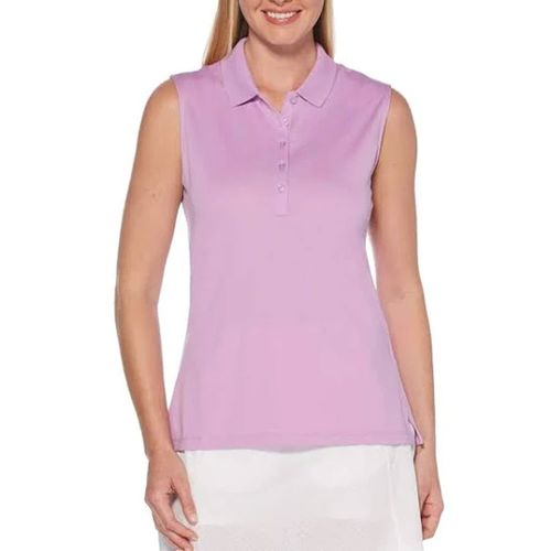 Callaway Women's Sleeveless Solid Knit Polo