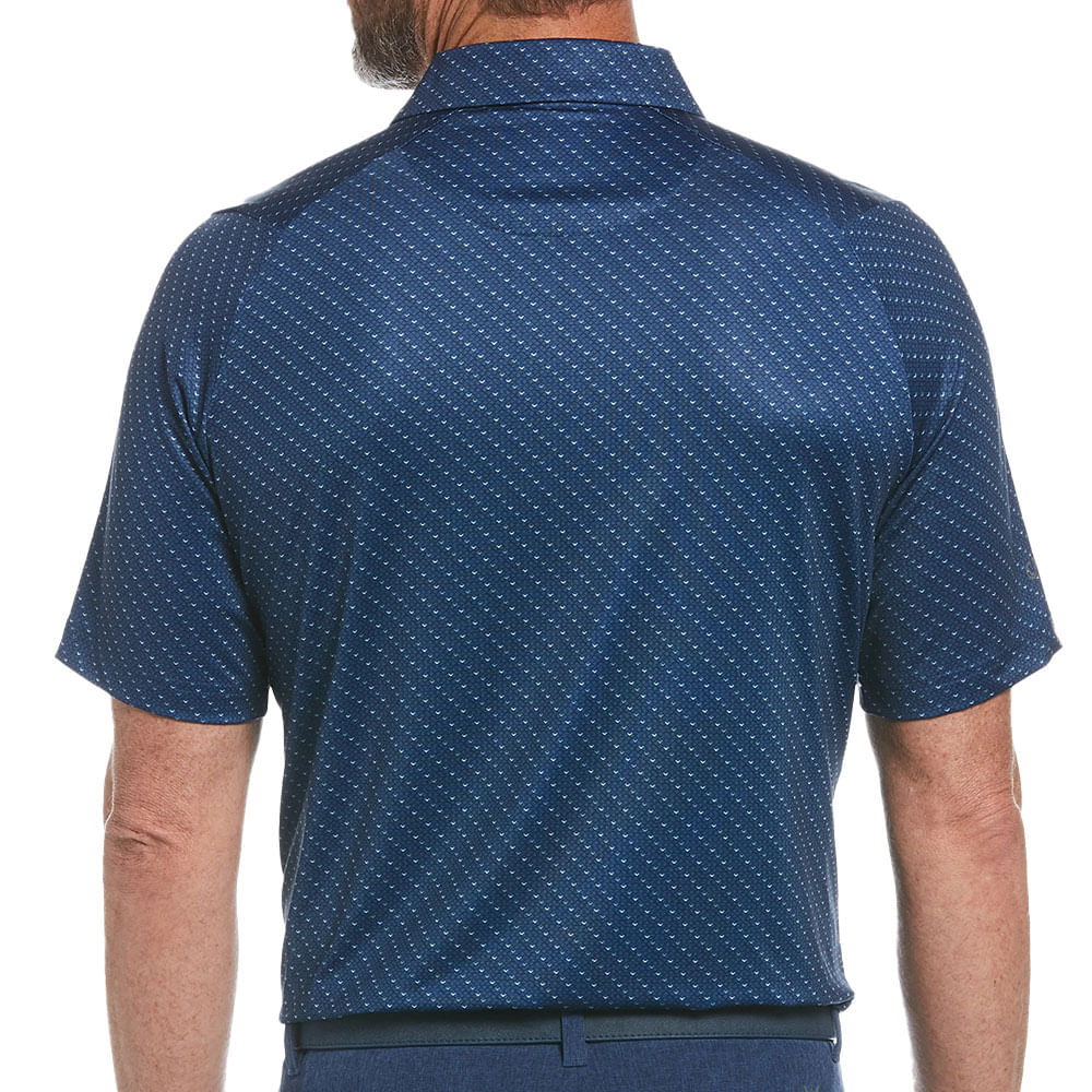 Callaway Men's Swing Tech Allover Chevron Print Short Sleeve Golf Polo -  Worldwide Golf Shops - Your Golf Store for Golf Clubs, Golf Shoes & More