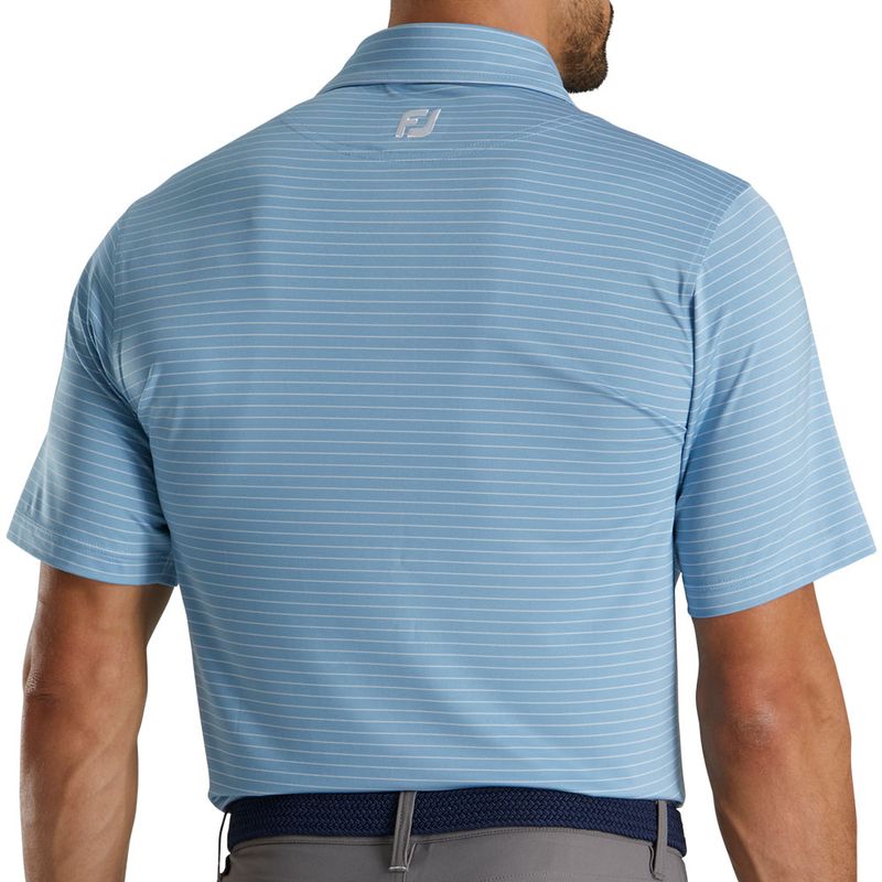 Footjoy Mens Lisle Classic Pencil Stripe Polo Worldwide Golf Shops 5259