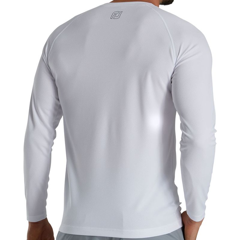 Men's White Under Armour Long Sleeve Base Layer