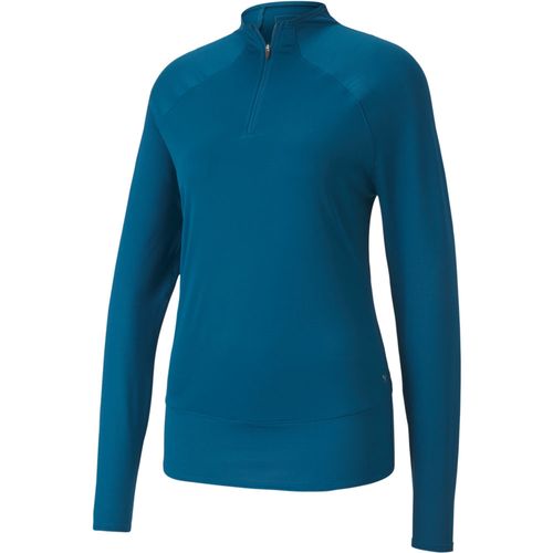 PUMA Women's Mesh Golf 1/4 Zip Pullover