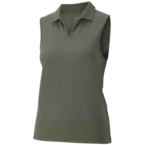 PUMA Women's Breeze Sleeveless Golf Polo