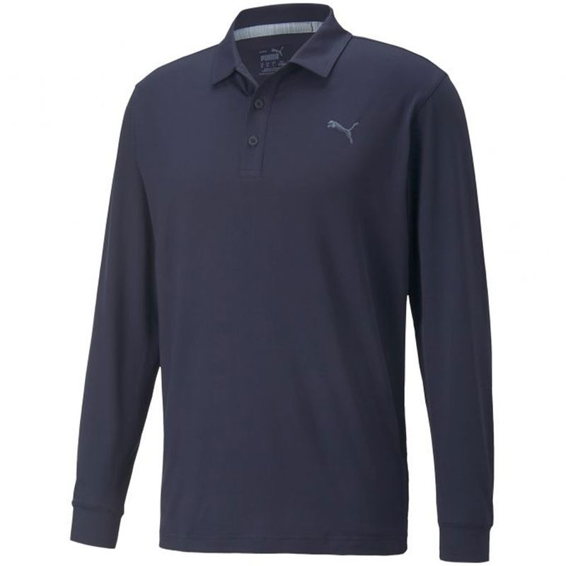 PUMA Men's CLOUDSPUN Long Sleeve Polo - Worldwide Golf Shops PUMA Men's CLOUDSPUN Long Sleeve Polo - Worldwide Golf Shops