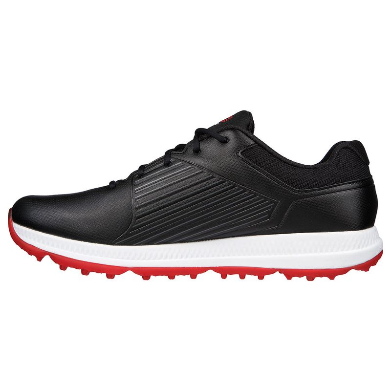 Skechers black store golf shoes