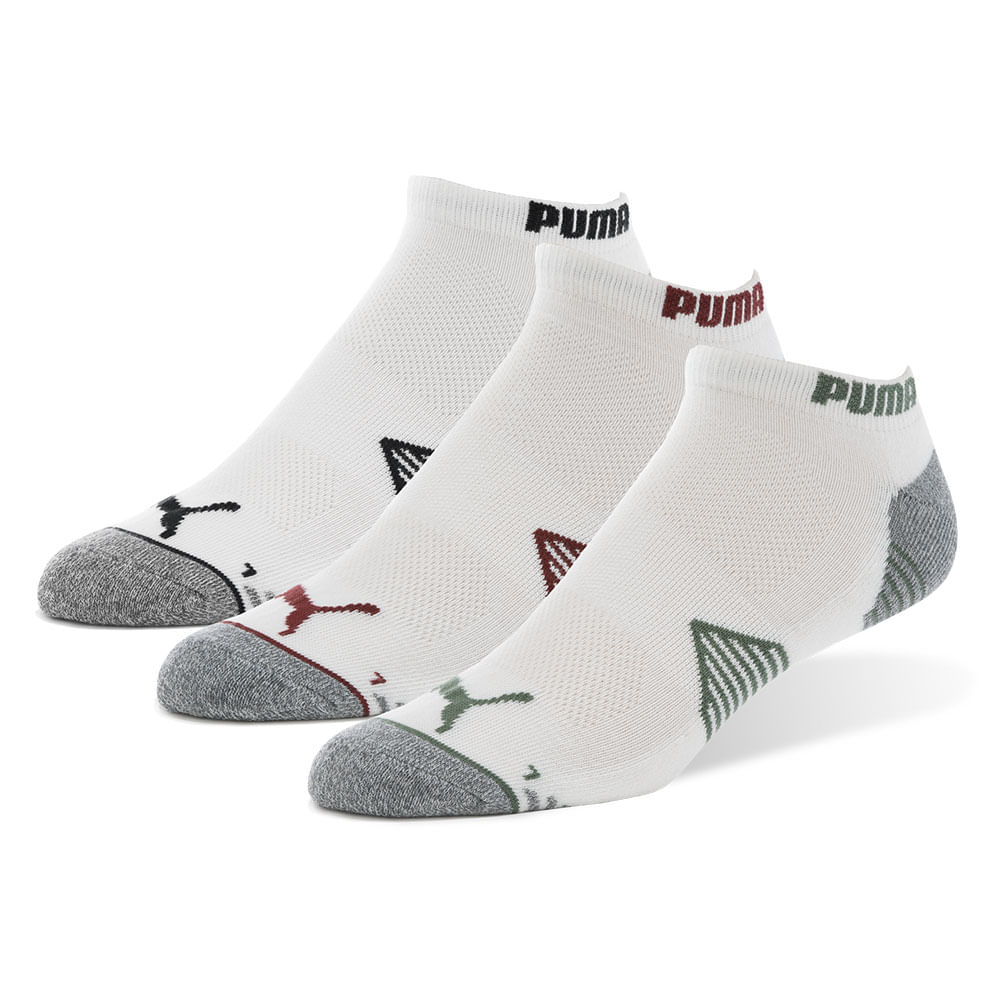 Puma Essentials Low Cut Socks 3 Pack 8201856 Men s 14 16 Bright White Multi