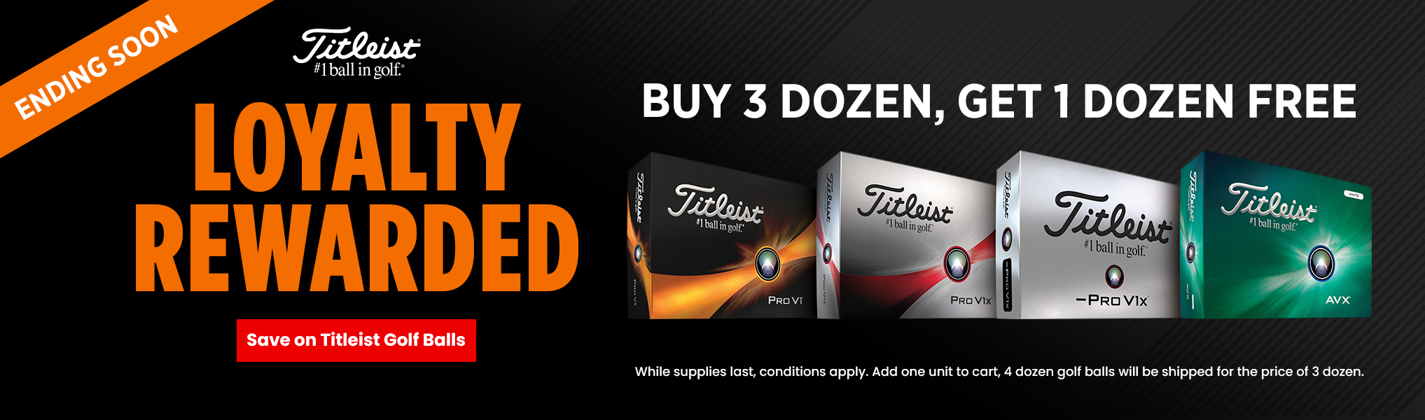 Titleist Loyalty Rewarded, Golf Ball Sale Save on Pro V1 and More