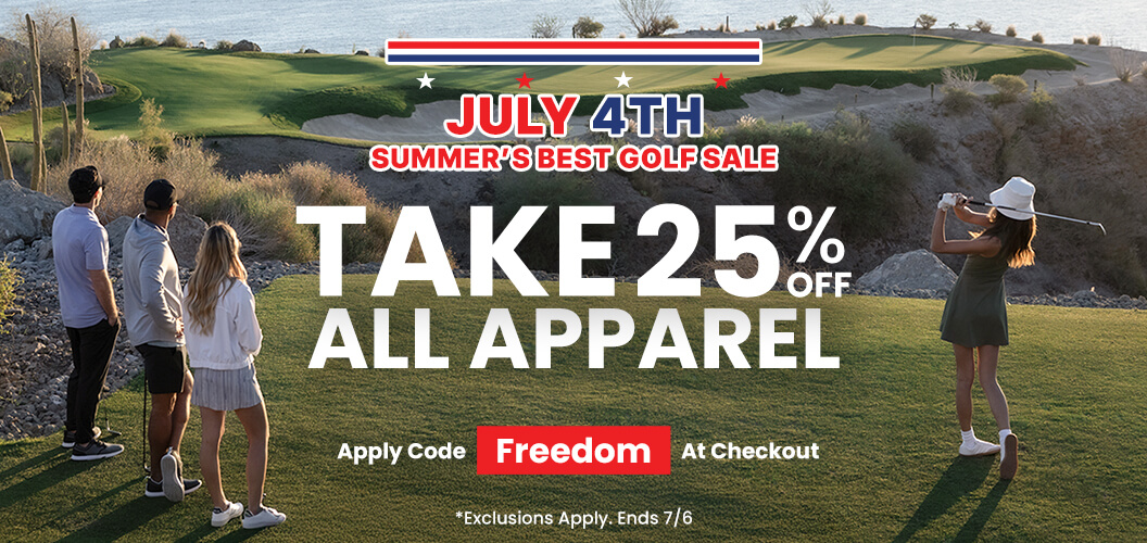 4th of July Golf Apparel Sale