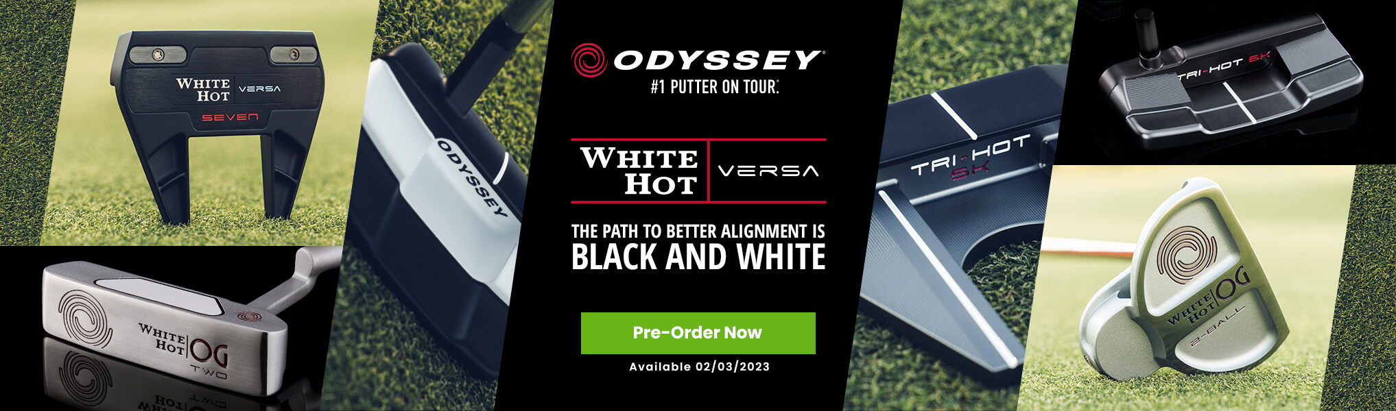 Pre-Sale Odyssey Putters Available 2/3/23 