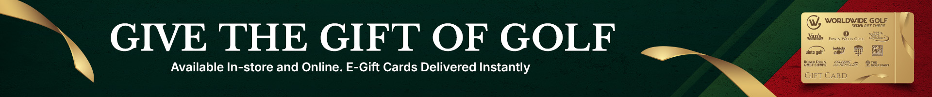 holiday golf gift cards