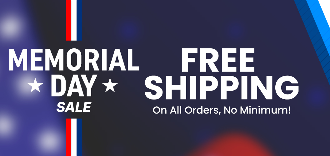 Memorial Day Sitewide Free Shipping