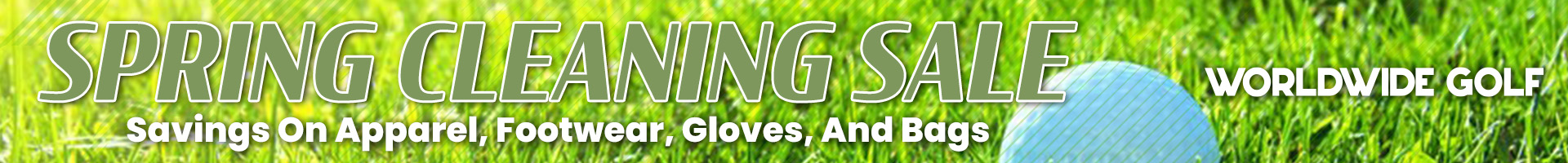 Golf Spring Cleaning Sale