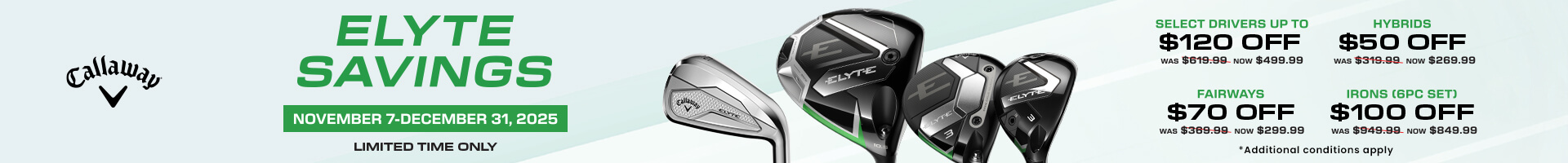 callaway elyte savings