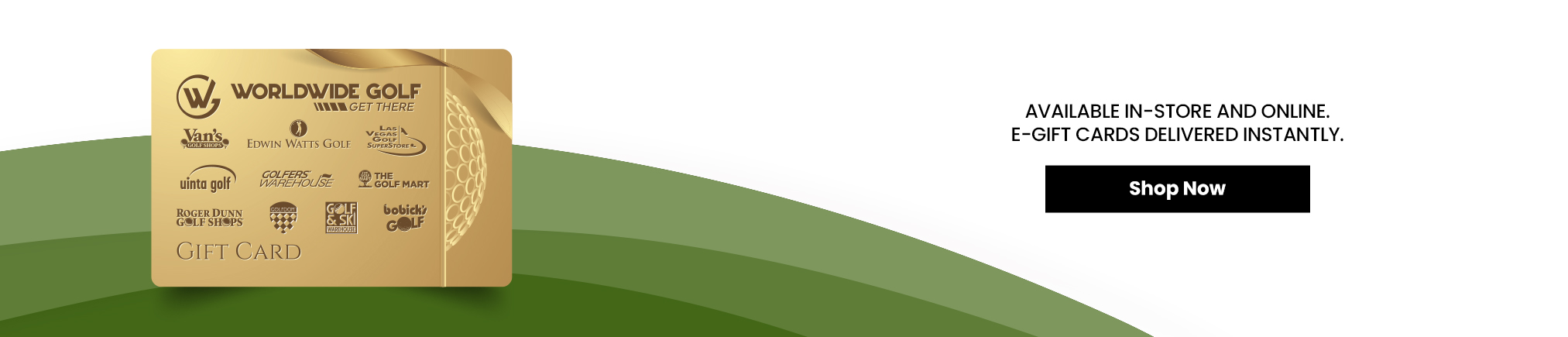 Shop Worldwide Golf Gift Cards