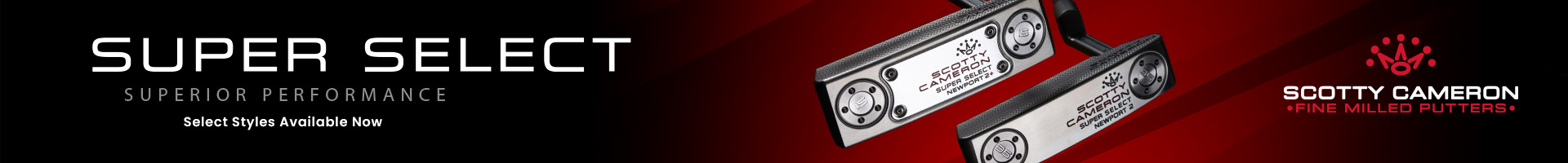 New Scotty Cameron Super Select Putters