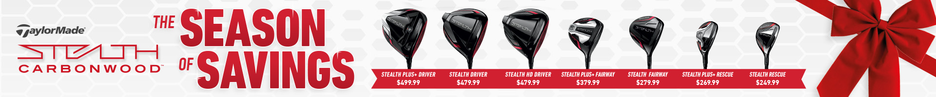 TaylorMade Stealth Price Drop Banner